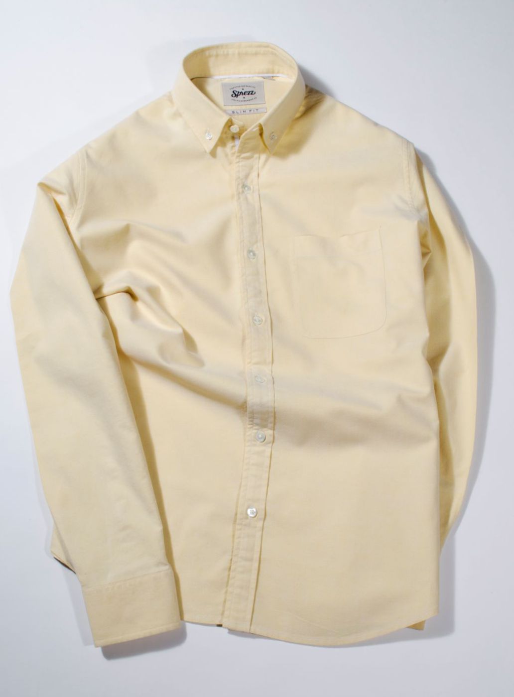 GITMAN BROS Yellow Cotton popular Oxford Dress Shirt